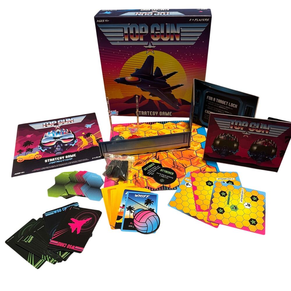 Top Gun Strategy Game 2-4 Players 2020 Prospero Hall Movie Board Game